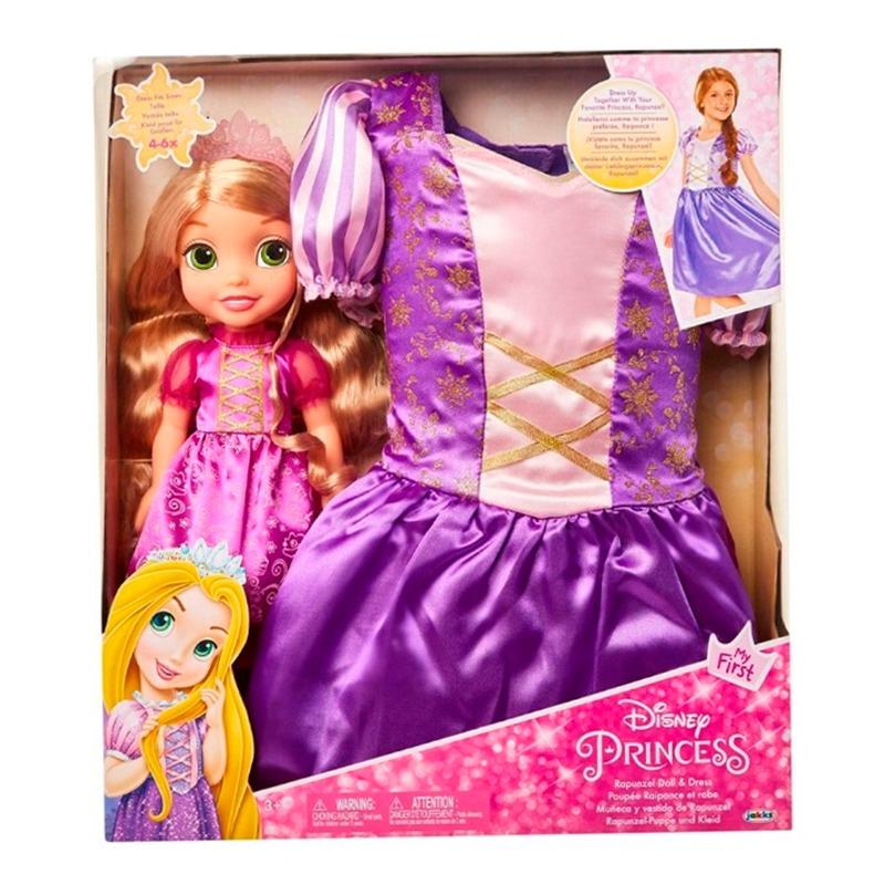 Disney Princess Rapunzel Doll And Girl Dress