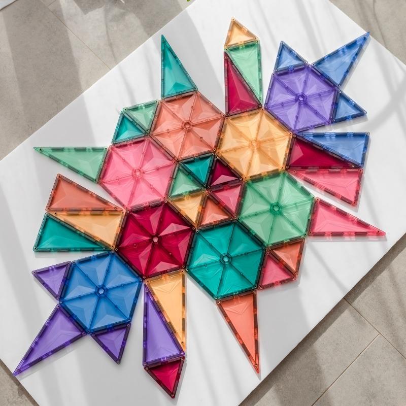 Connetix Tiles Pastel Geometry Pack - 40 Pcs