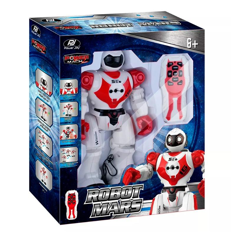 Power Joy Rc Robot Mars Eng-Ara B/O - Red