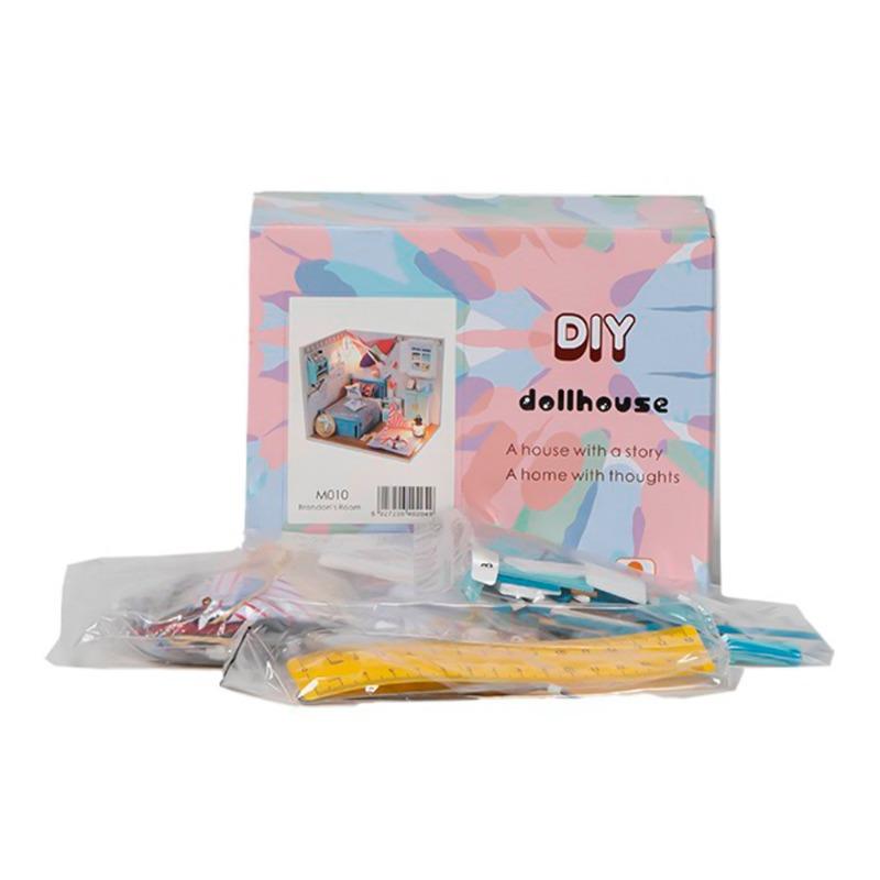 Mini Luminous Wooden Dollhouse