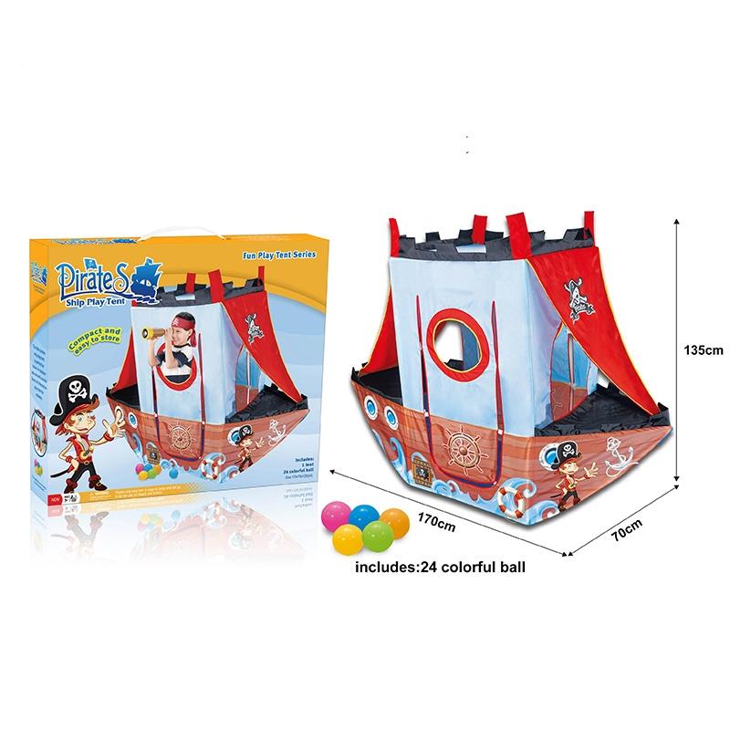 خيمة بتصميم سفينة القرصان