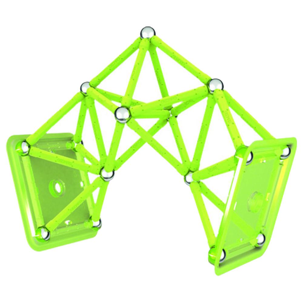 جيوماج - مجموعة بناء الكتل المغناطيسية المتوهجة - 64 قطعة