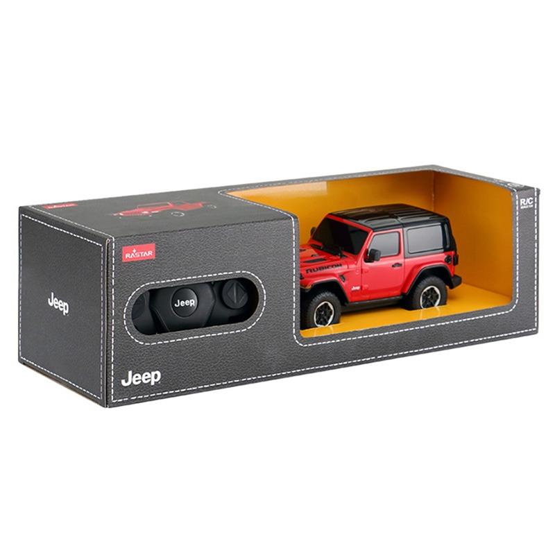 راستار - سيارة جيب رانجلر جي مع جهاز تحكم عن بعد لون أسود و أحمر