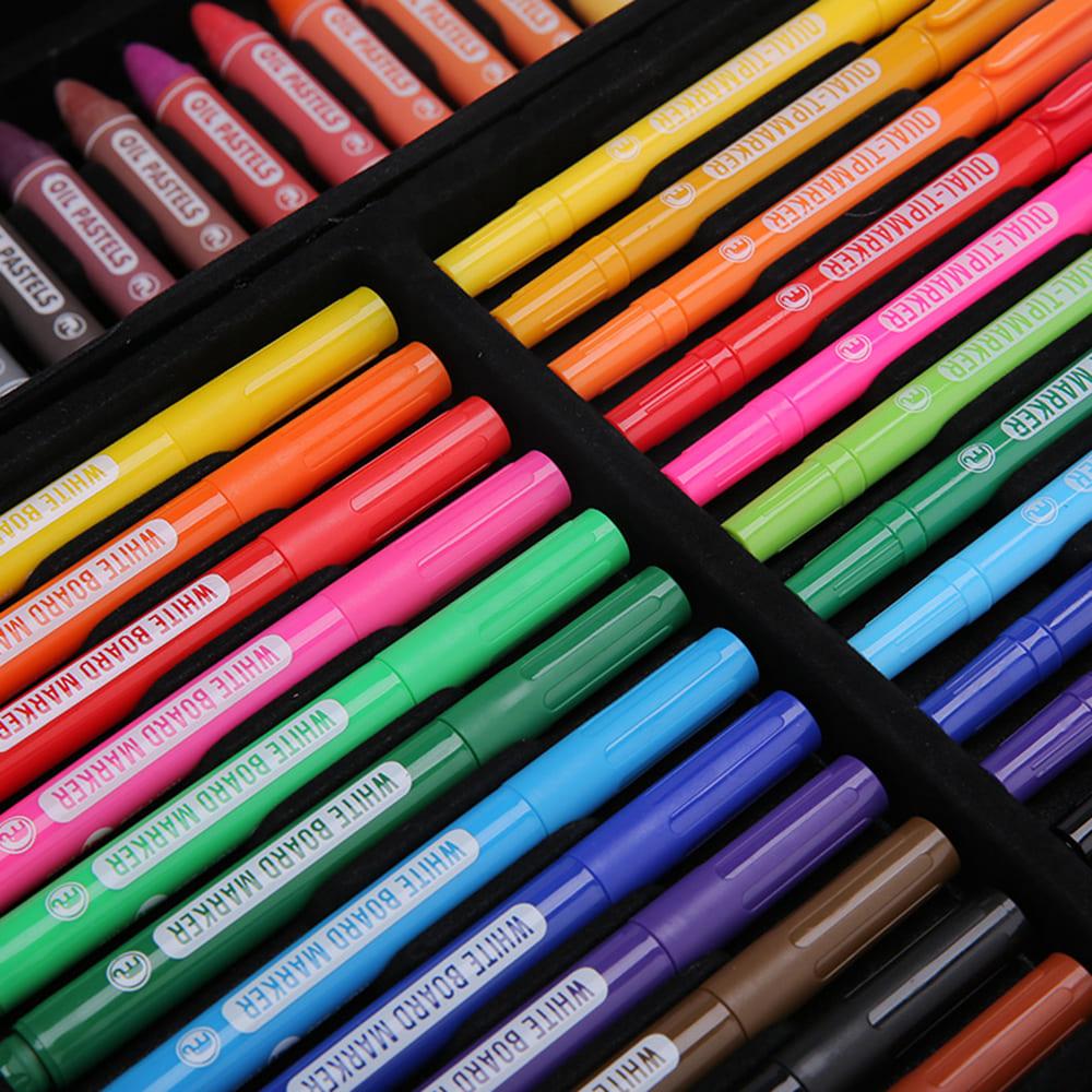 حقيبة أقلام التلوين والإبداع 97 قطعة