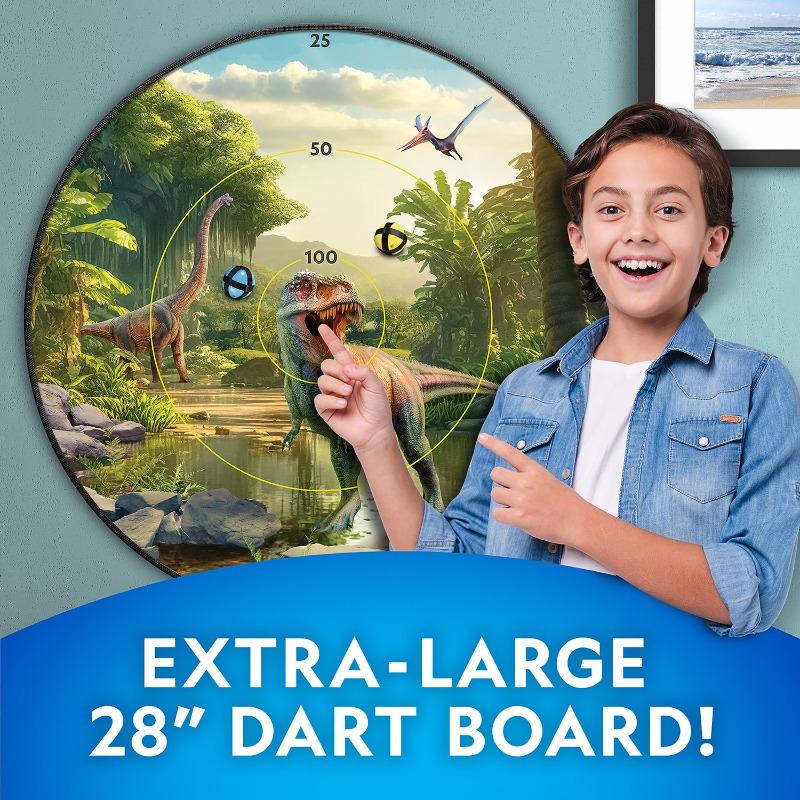 National Geographic Glow-In-The-Dark Dartboard Game Set