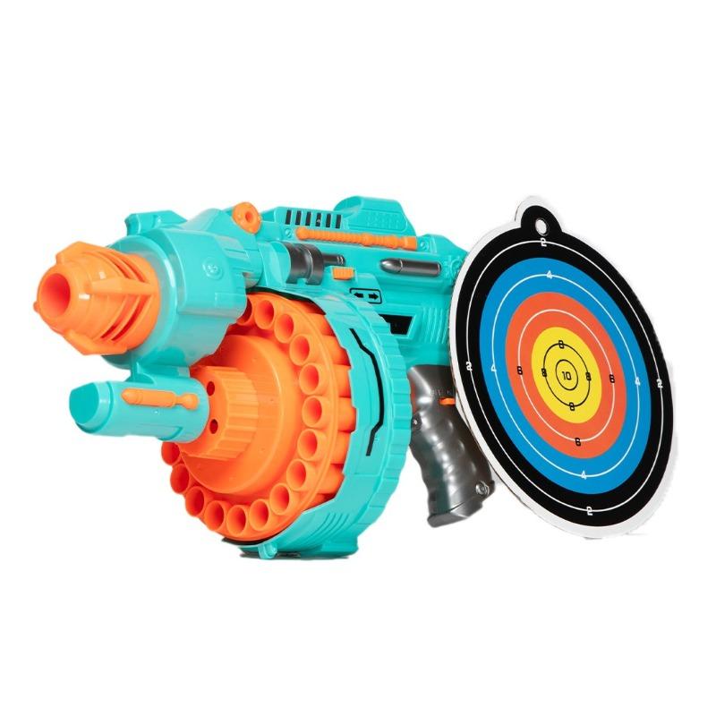 Super Gun Soft Bullet Toy - Green/Orange
