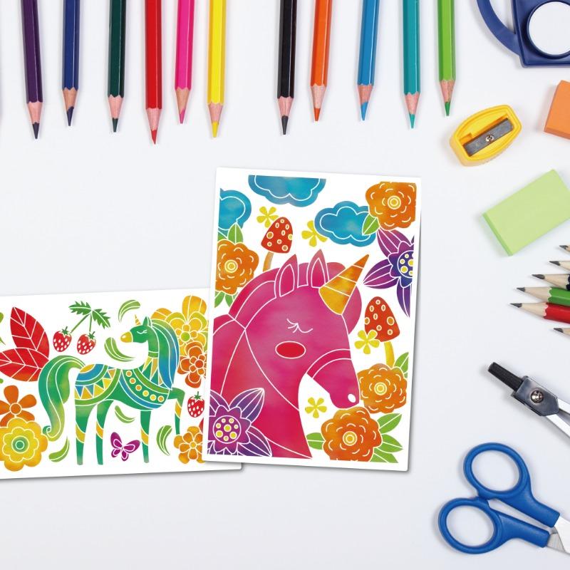 Sew Star Water Color Painting-Unicorn