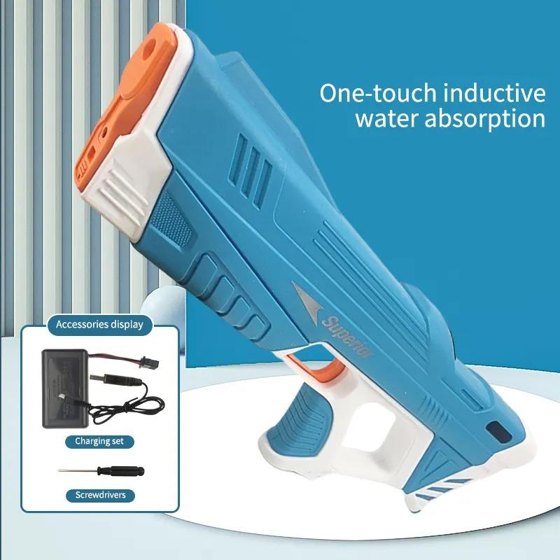 مسدس ماء لون أزرق