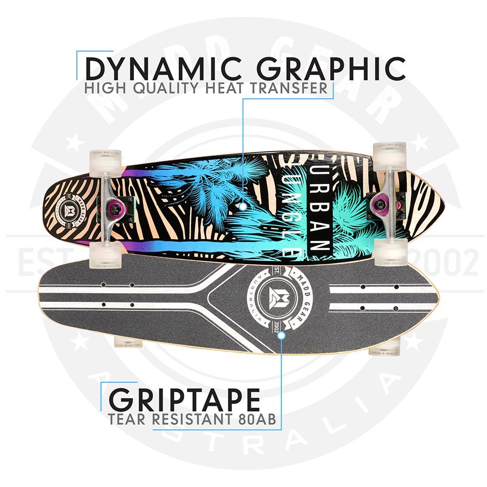 Madd Gear Urban Jungle Cruiser Skateboard - 32 Inch