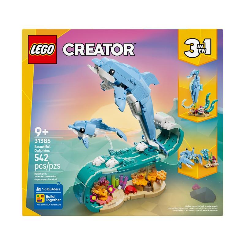 ليغو حيوانات البحر: الدلافين الجميلة، 542 قطعة
