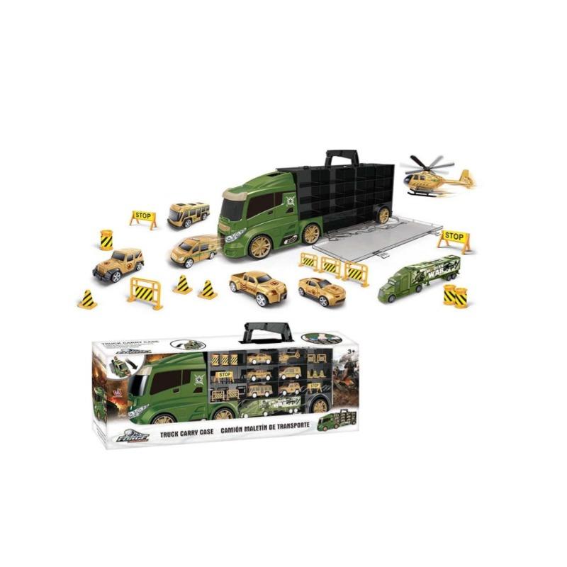 Police Truck Carry Case Storage Cars For Kids