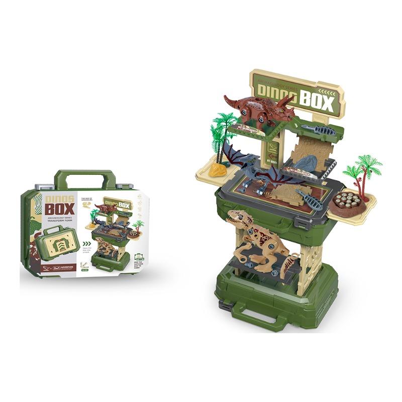 2 in 1 Assembling Dinosaurs Playset