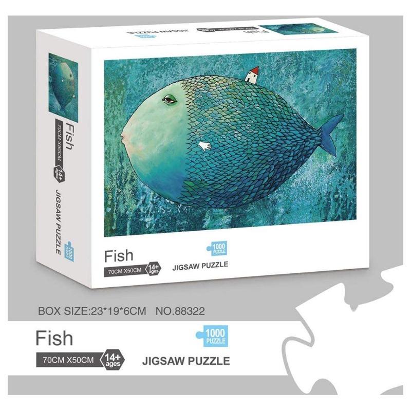 Hao Xiang Ocean Fish Wall Decor Puzzle 1000 Pieces