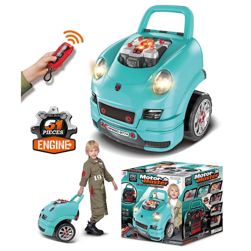 Motor Master Engine Workshop - Light Blue