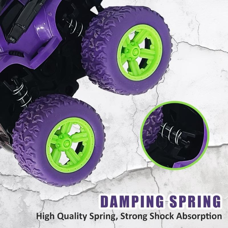 D-Power Friction Inertia Off-Road Car - Purple