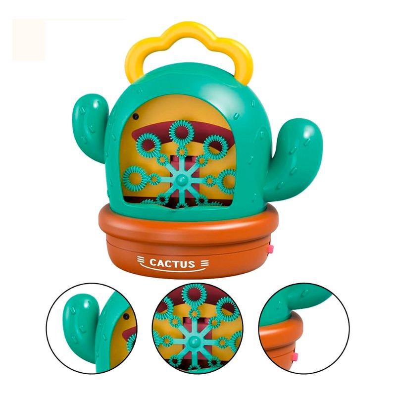 LF Cactus Shaped Automatic Bubble Machine