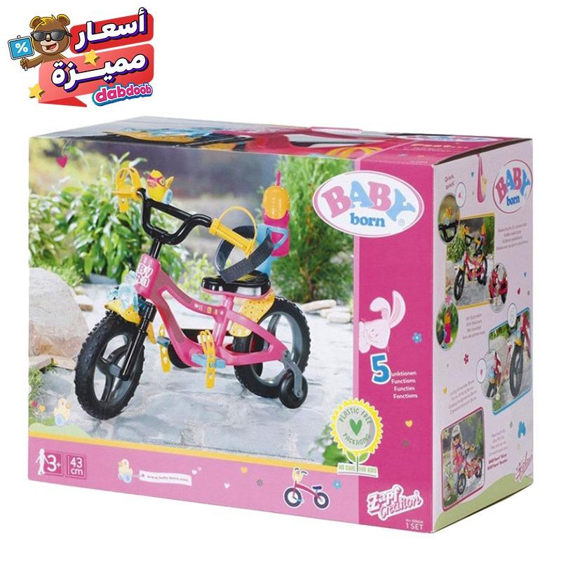 Baby Born Bike Seat Doll With Belt System