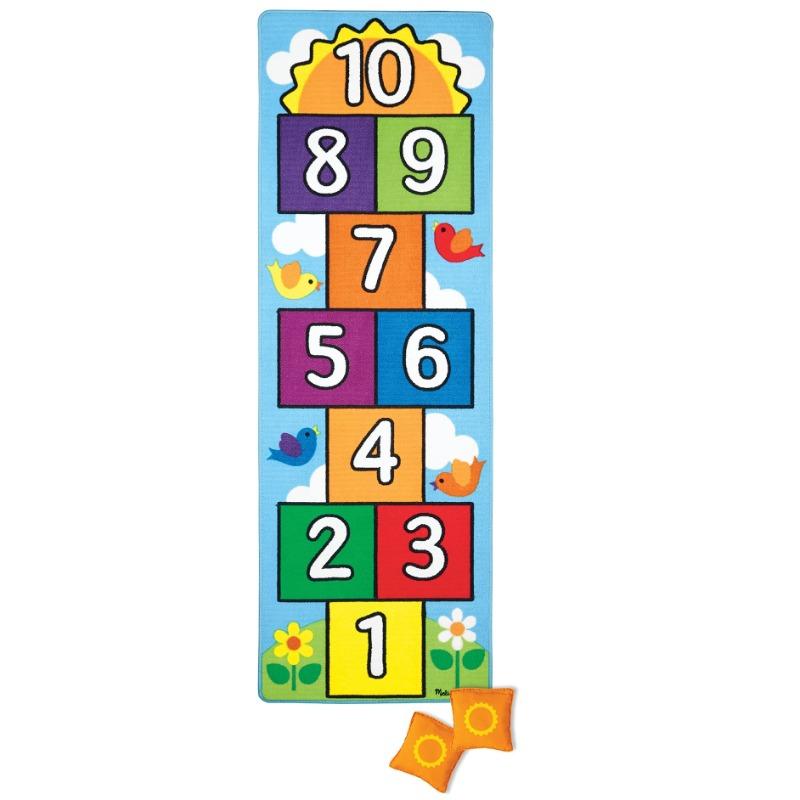 Melissa And Doug Hop And Count Hopscotch Rug