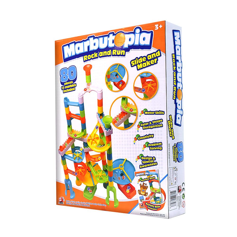 شرائح مسار البلورات مع كتاب الأنشطة 80 قطعة