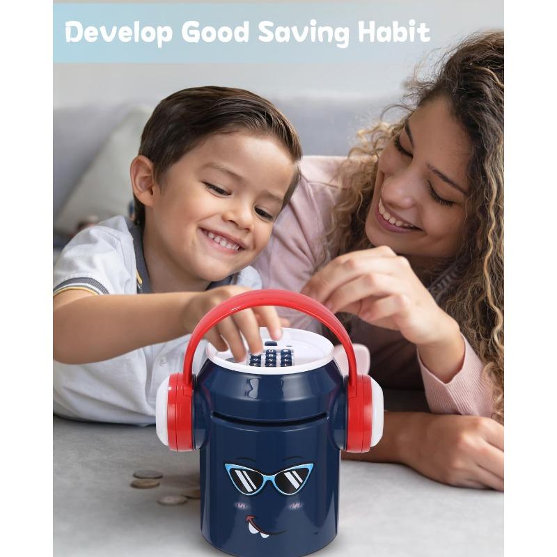 جهاز الصراف الآلي الذكي ببصمة الإصبع لون أسود