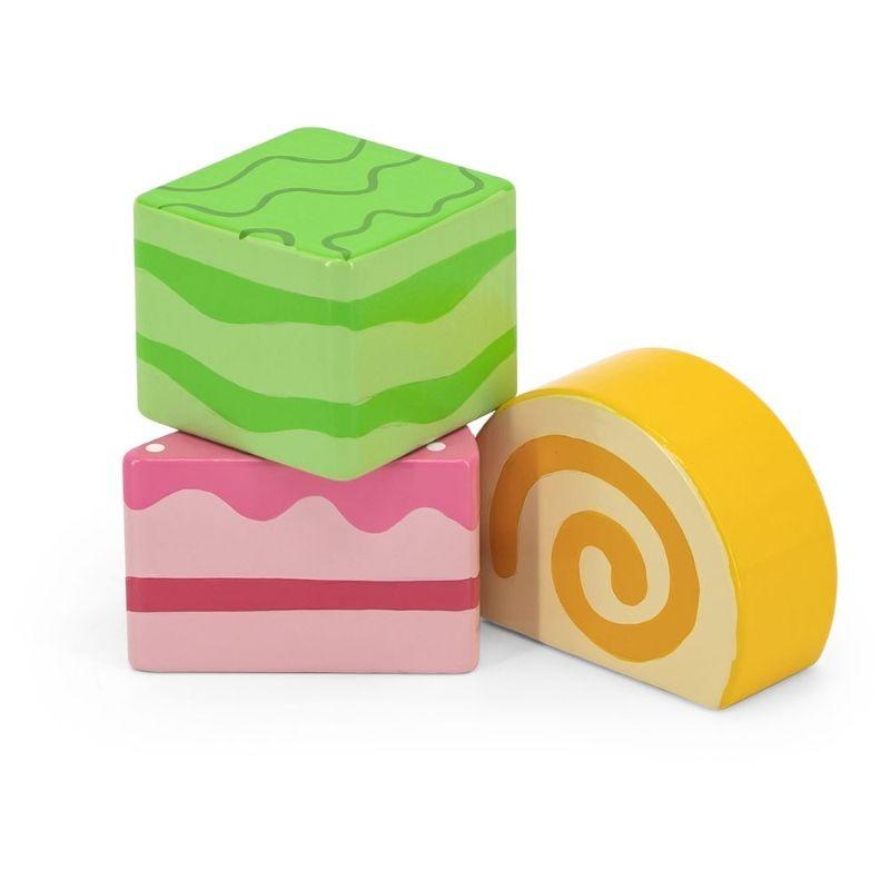 فيجا - مجموعة لعب حلويات الشاي مع حامل