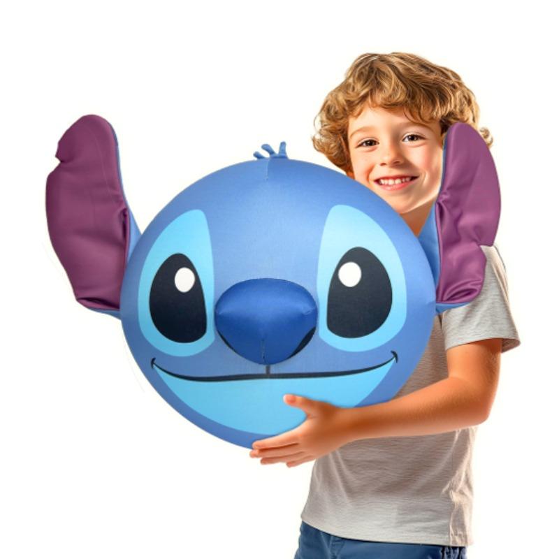 Eolo Little Biggie Bouncerz Stitch Inflatable Ball - 45cm with Hand Pump