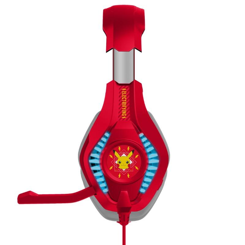 Pokemon Pikachu Pro G5 Gaming Headphones Red
