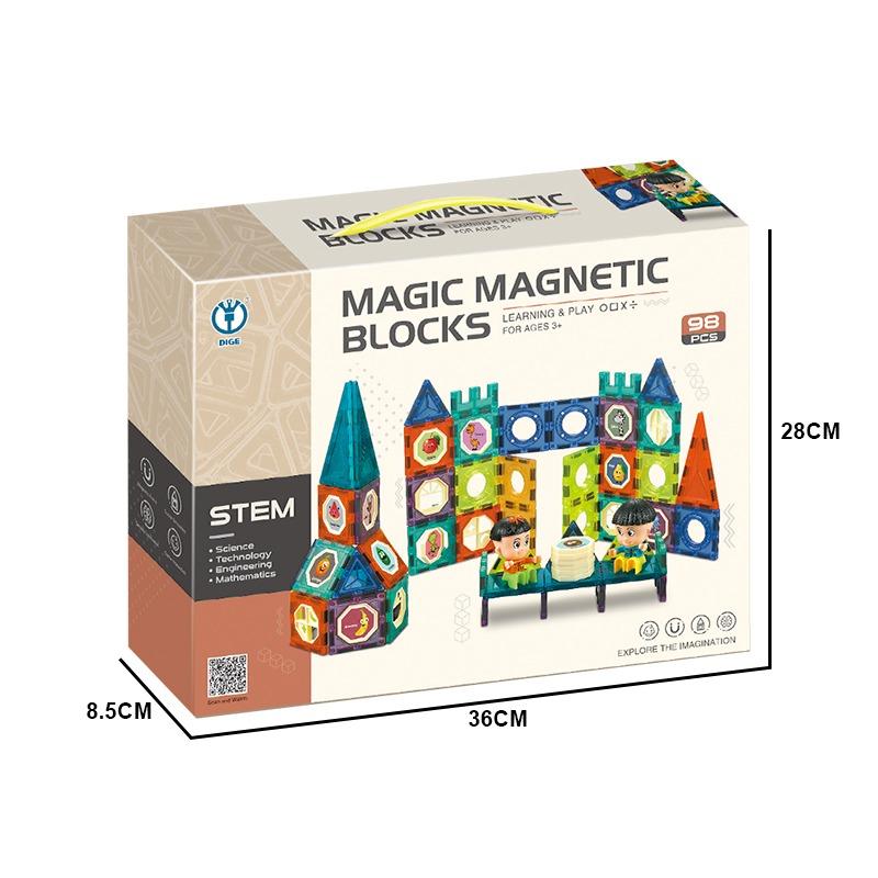 STEM Magnetic Block Set - 98Pc