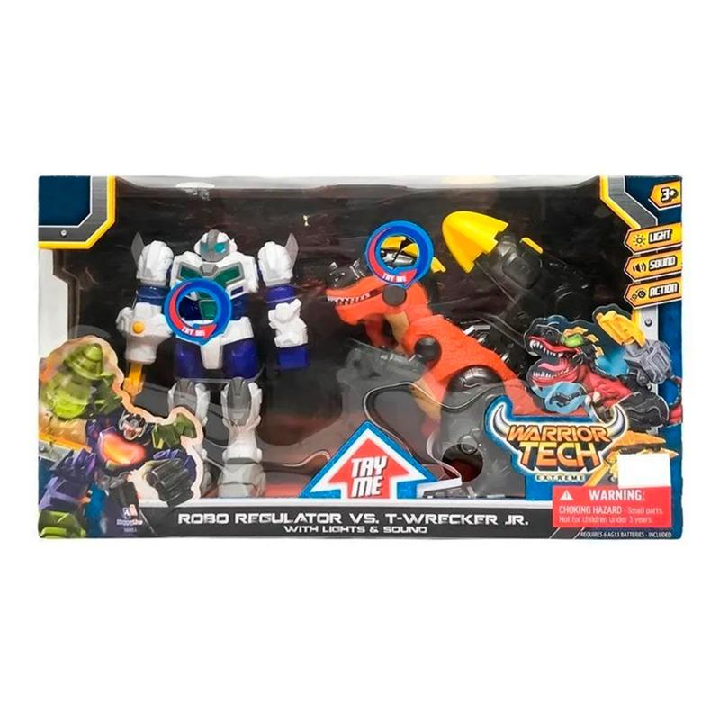 وريور تك - تي ريكر جي آر آند روبو ريجولاتر مع أضواء وأصوات ألوان متعددة