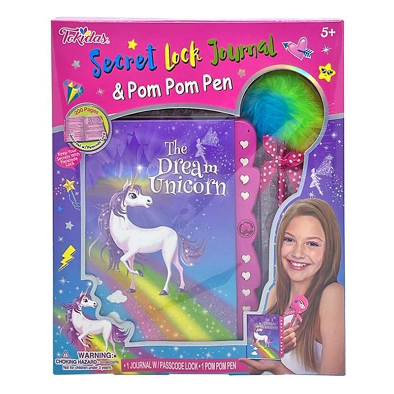 Tokidas Secret Lock Journal & Pom Pom pen