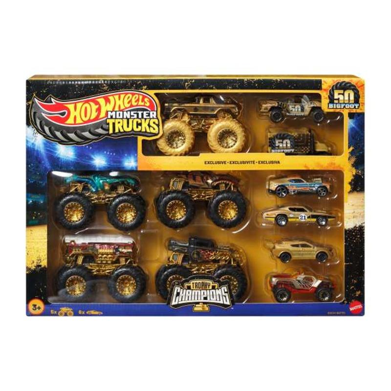 Hot Wheels 1:64 Bigfoot Trophy Champions Car&Truck Multipack
