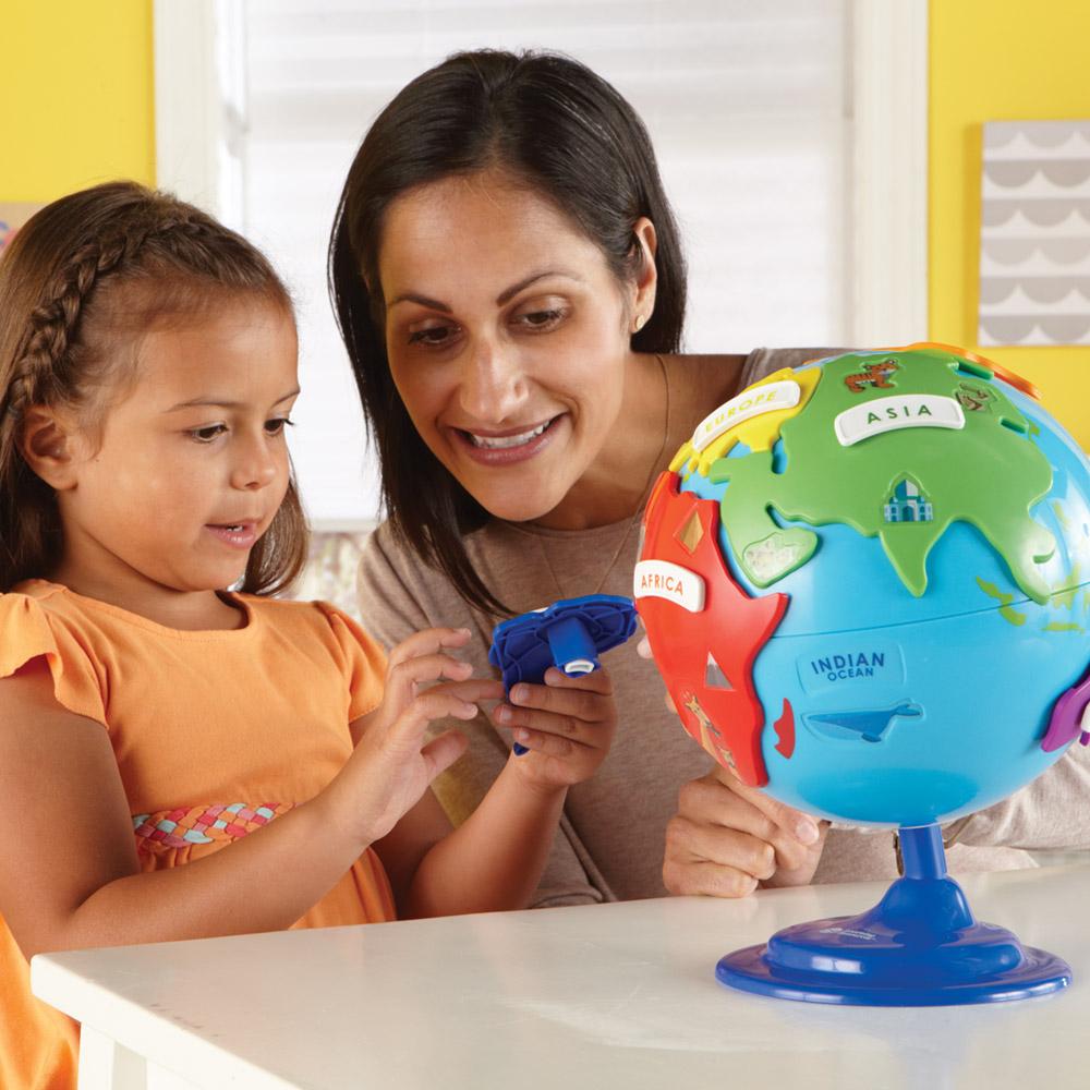 Learning Resources Puzzle Globe 3-D Geography Puzzle