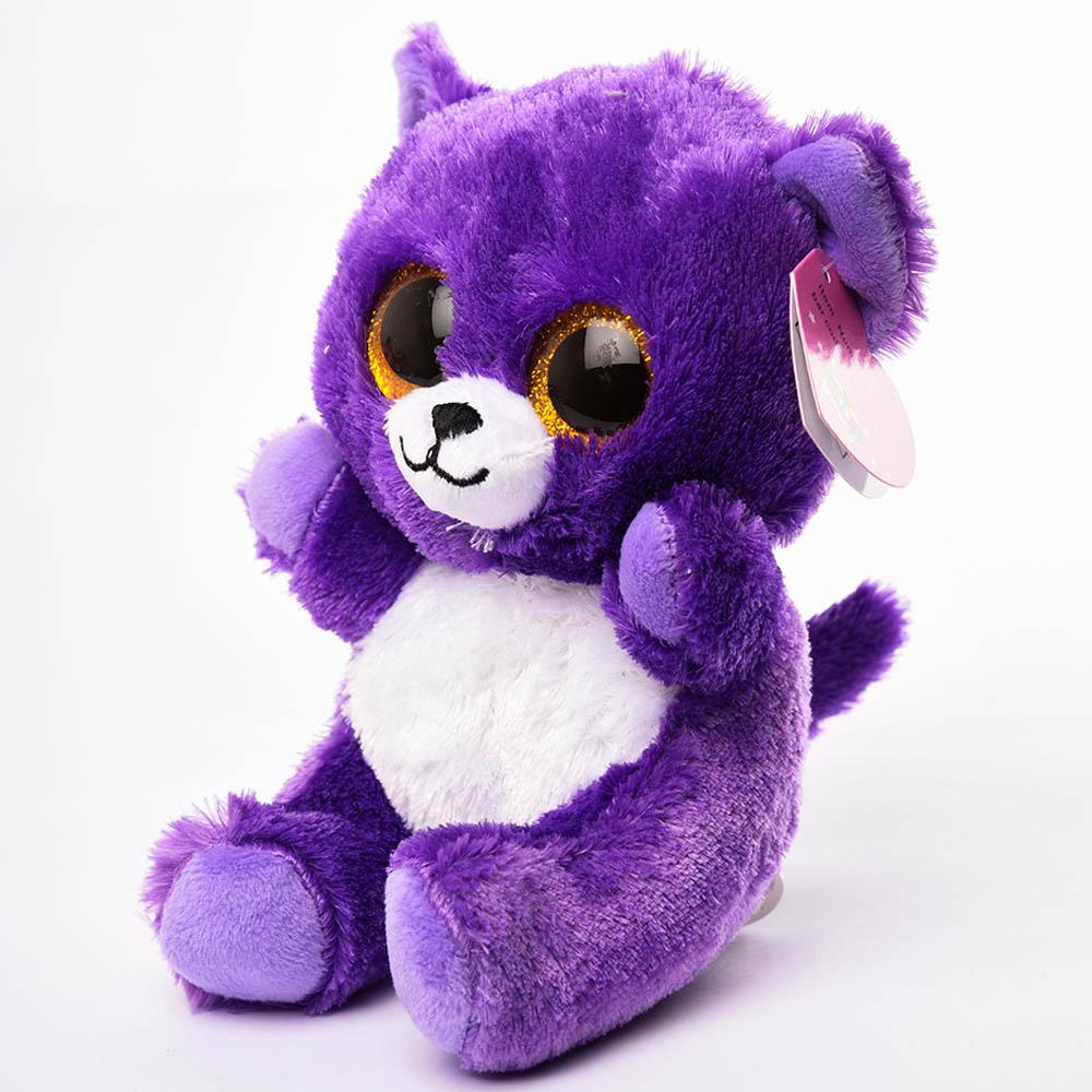 Cuddly Loveables Purple Teddy Bear Plush Toy 15cm