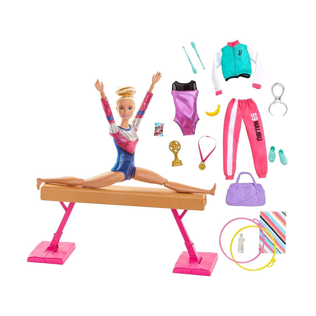Barbie Gymnastics with Twirling Feature Balance Beam