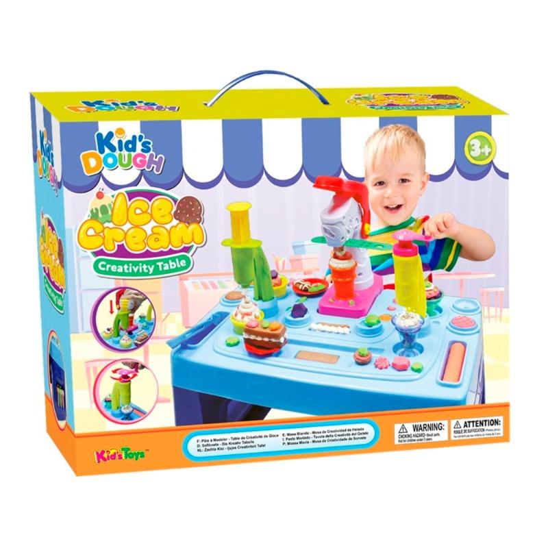 طاولة صلصال كيدز دوه آيس كريم كريتفيتي 56 جرام - 6 عبوات