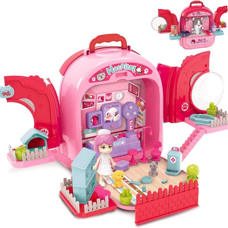 Pets Hospital Kids Bag Playset