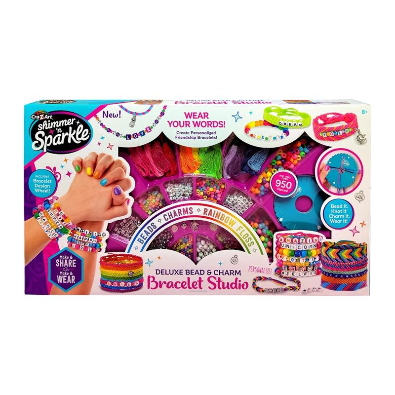Shimmer N Sparkle Deluxe Bead & Charm Bracelet Studio