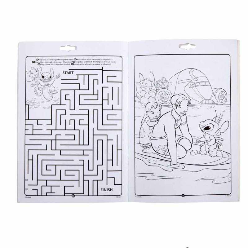 Crayola Lilo & Stitch Coloring & Activity Book – Creative Fun Set