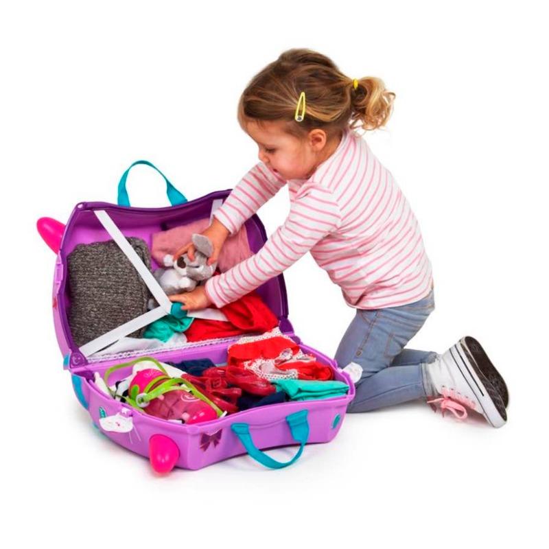 Trunki Cassie the Cat Pink - Ride On Suitcase