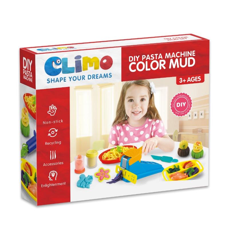كليمو - مجموعة لعب الصلصال الملونة لآلة صنع المعكرونة