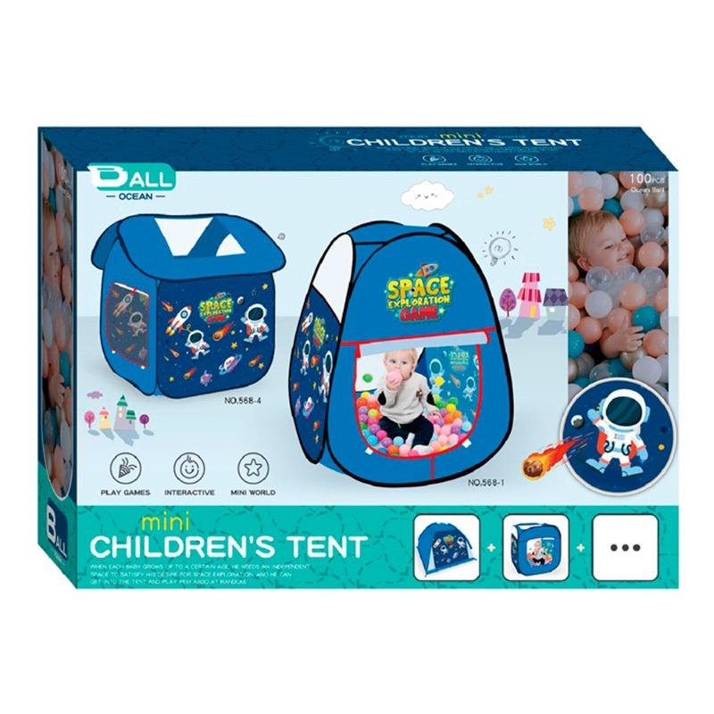 Loc Toy Children's Space Tent Canopy Triangular - With 100 Balls