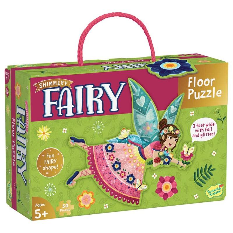 Peaceable Kingdom Floor Fairy Puzzle 50 Pcs