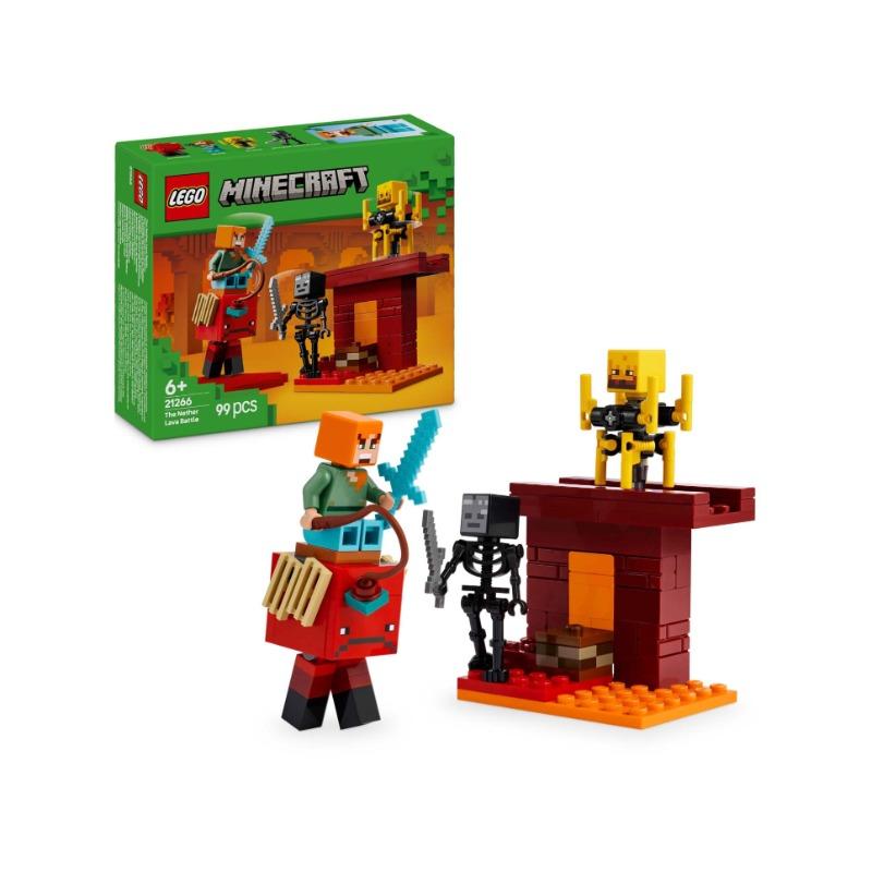 Lego Minecraft The Nether Lava Battle Gamer Toy For Kids 21266