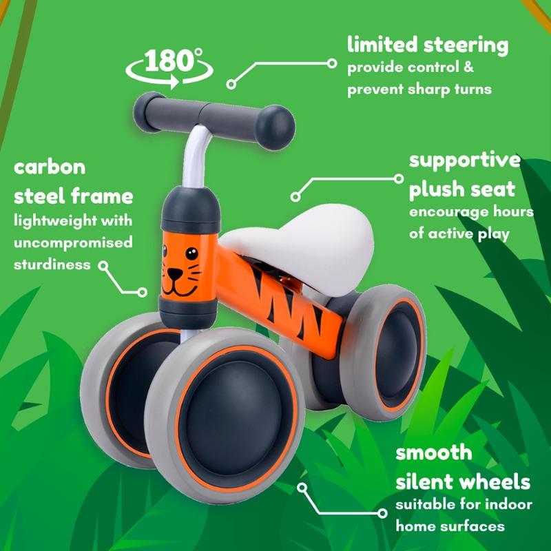 BOLDCUBE Baby Balance Bike Ladybird
