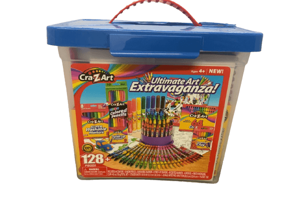 Cra-Z-Art Ultimate Art Extravaganza Activity Over Set 128 Pcs