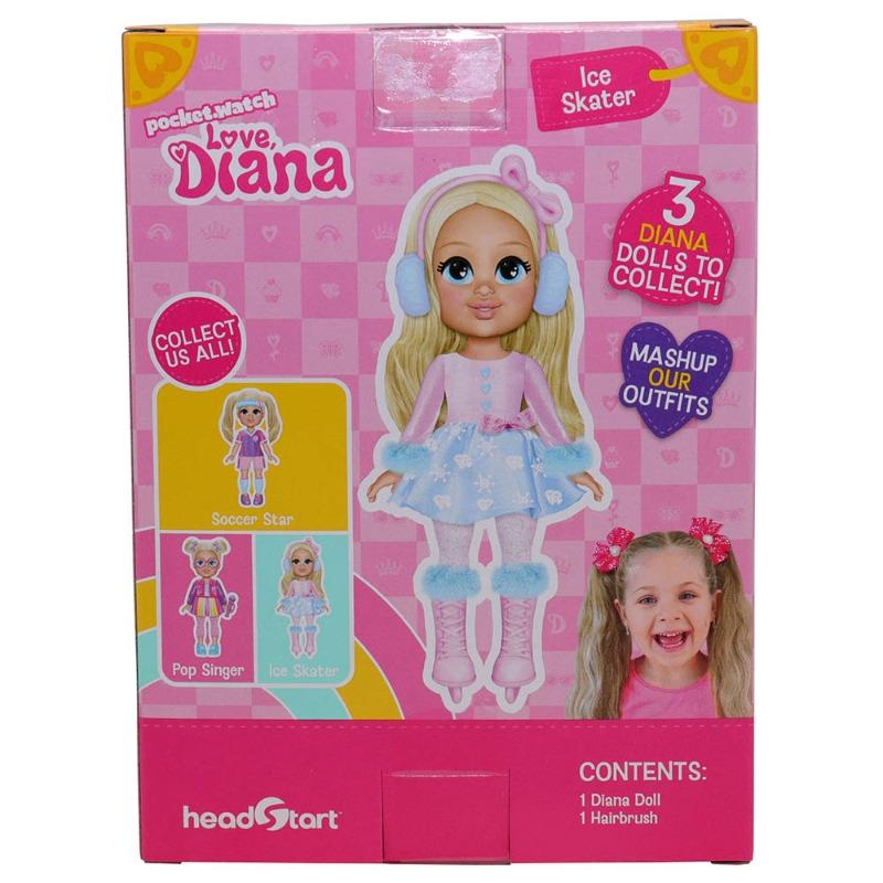 Love Diana Ice Skater Doll - 6 Inch