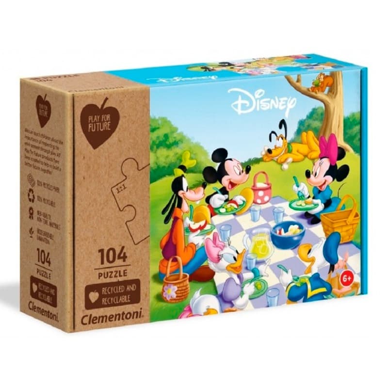 Clementoni Play For Future Disney Mickey Mouse 104 Pcs