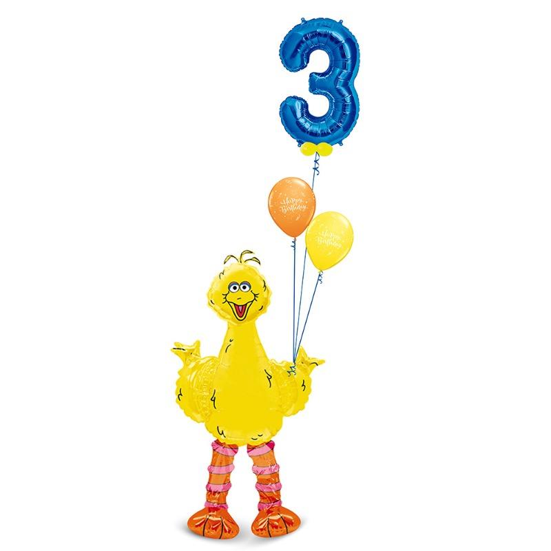 Birthday Ballon Bouquet - Big Bird