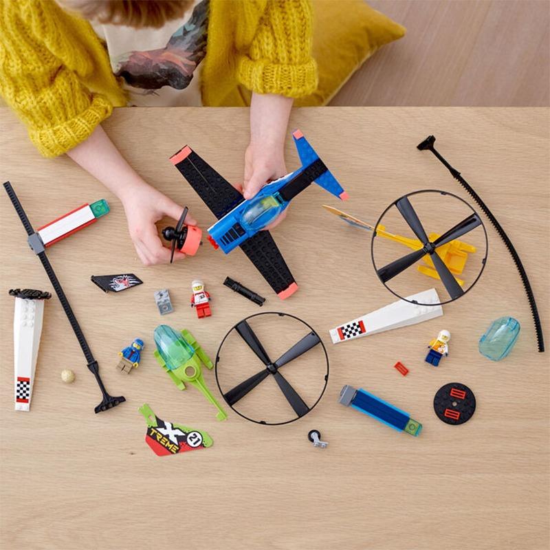 LEGO City Airport Air Race Toy Plane and Helicopters Set