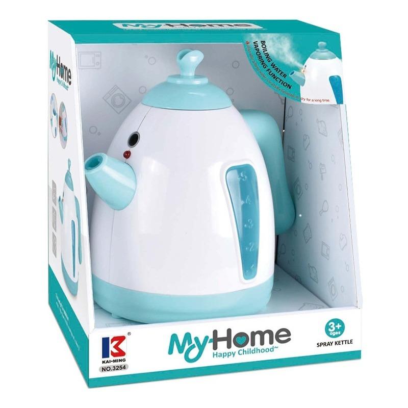 Buy 1 Get 1 Interactive Spray Kettle Toy + little Chef Kitchenware Set
